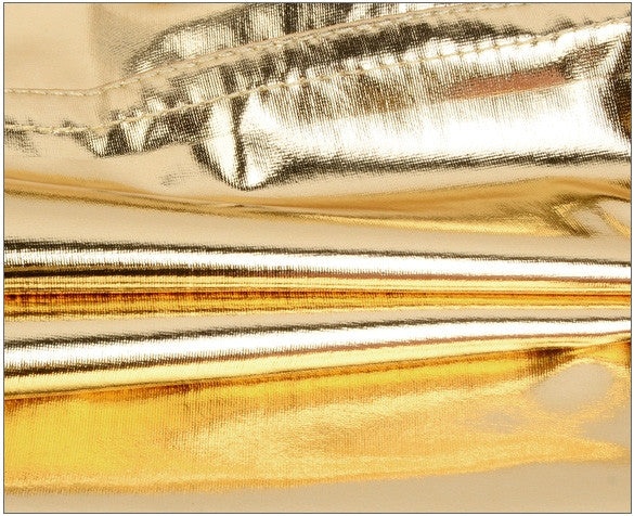 Faux Leather Metallic Shiny Skirt - Sins & Temptations