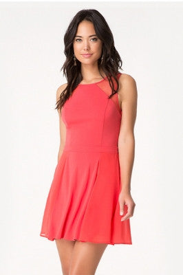 Rose Red Lady Summer Clubwear Partywear Dress - Sins & Temptations