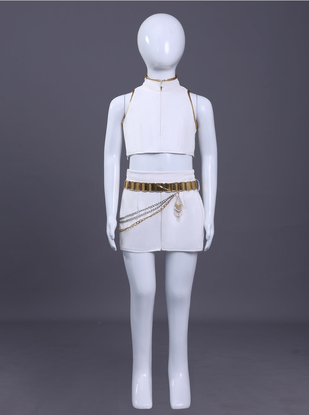 Mira Rumizoi White Leather Cosplay Movie Song Server Cosplay