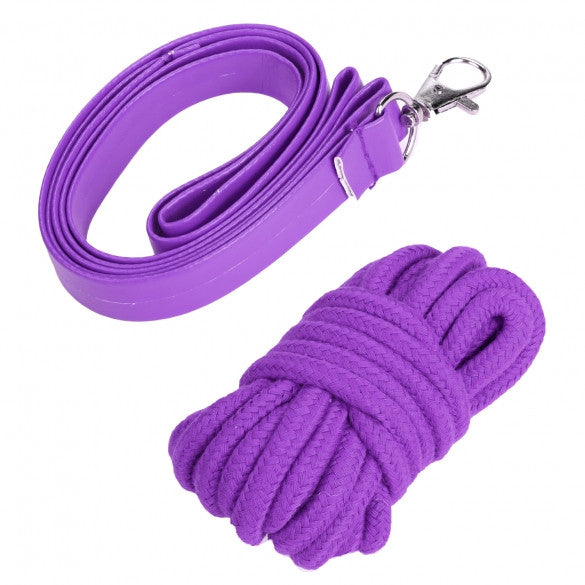 7Pcs Fetish Sexy Bondage Love Cuffs System Set - Sins & Temptations