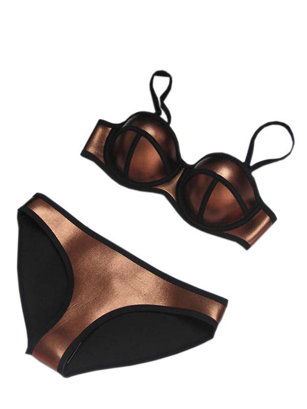 Shiny Sexy Bikini Set Beachwear Lingerie - Sins & Temptations