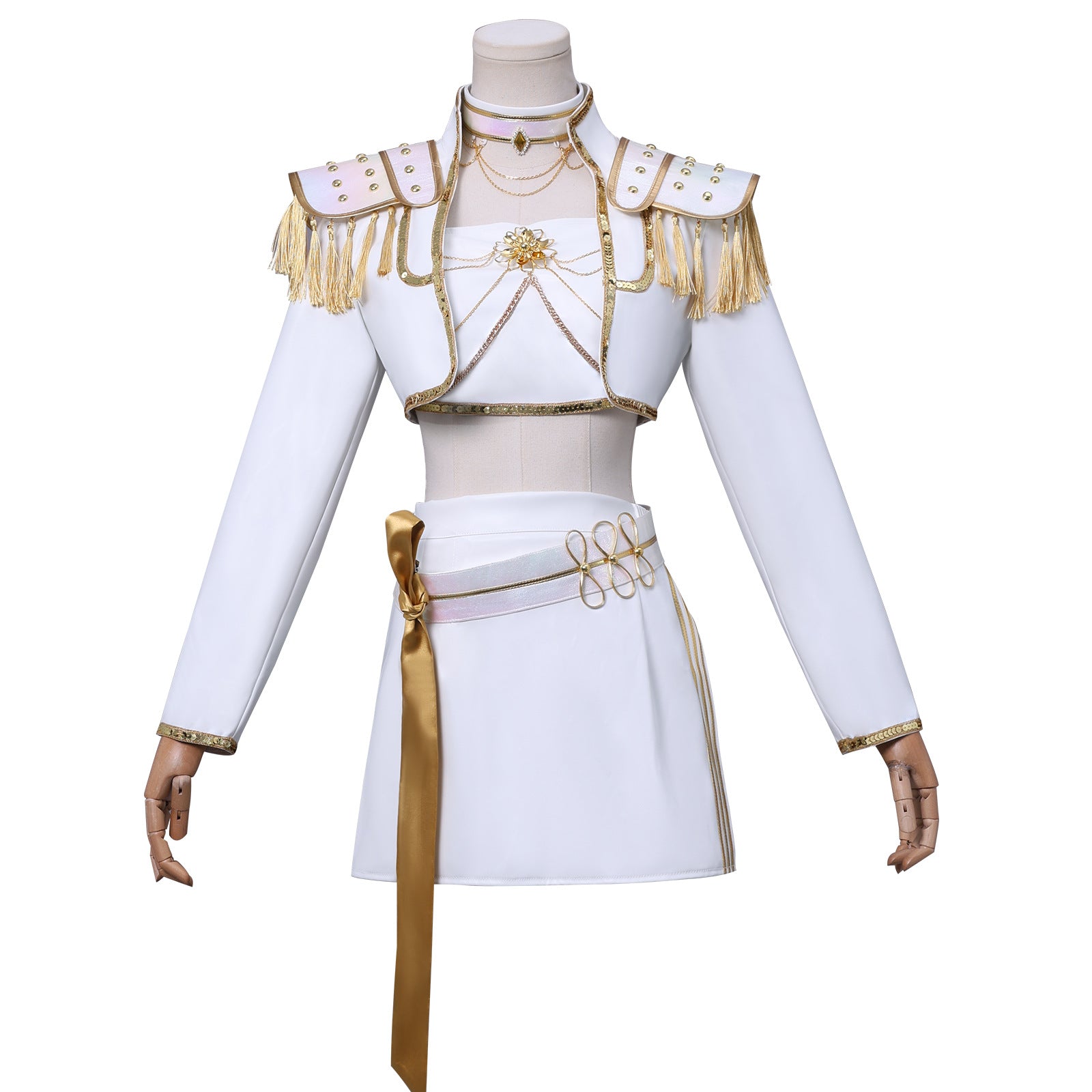 Mira Rumizoi White Leather Cosplay Movie Song Server Cosplay