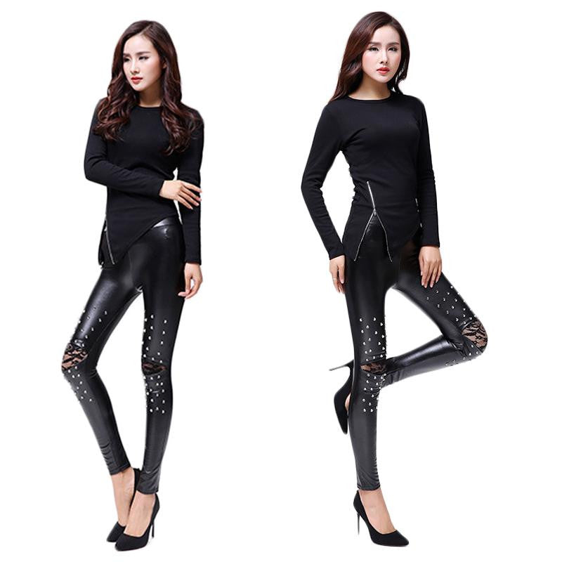 Fashion Faux Leather Leggings - Sins & Temptations