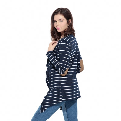 Classic Shawl Elbow Patch Cardigan Long Sleeve Jacket - Sins & Temptations