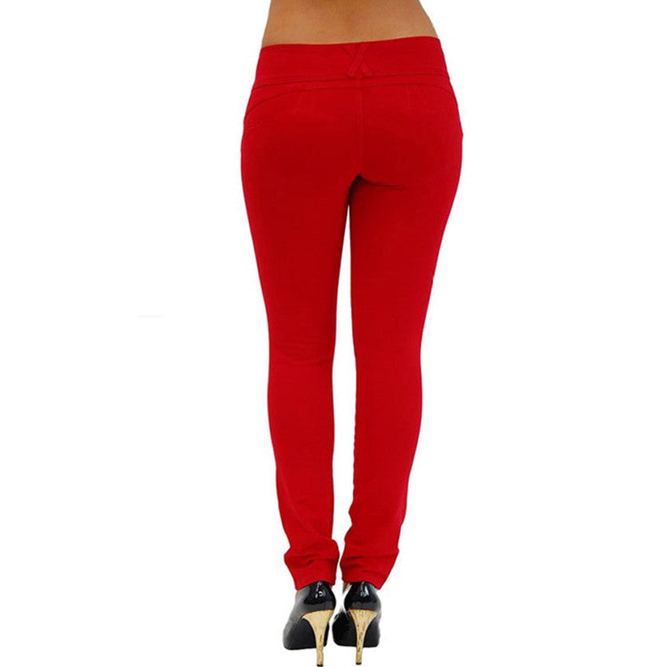 Classic Booty Control Stretch Red Butt shaper Pants Bum Lifter Pants - Sins & Temptations