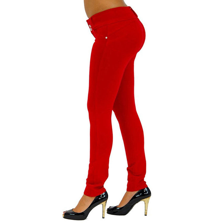 Classic Booty Control Stretch Red Butt shaper Pants Bum Lifter Pants - Sins & Temptations