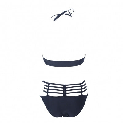 Glamorous Hollow Out Plus Size Halter Swimwear - Sins & Temptations