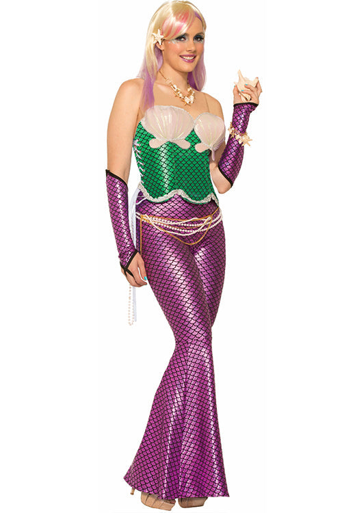 Trendy Metallic Mermaid Animal Costume Halloween - Sins & Temptations