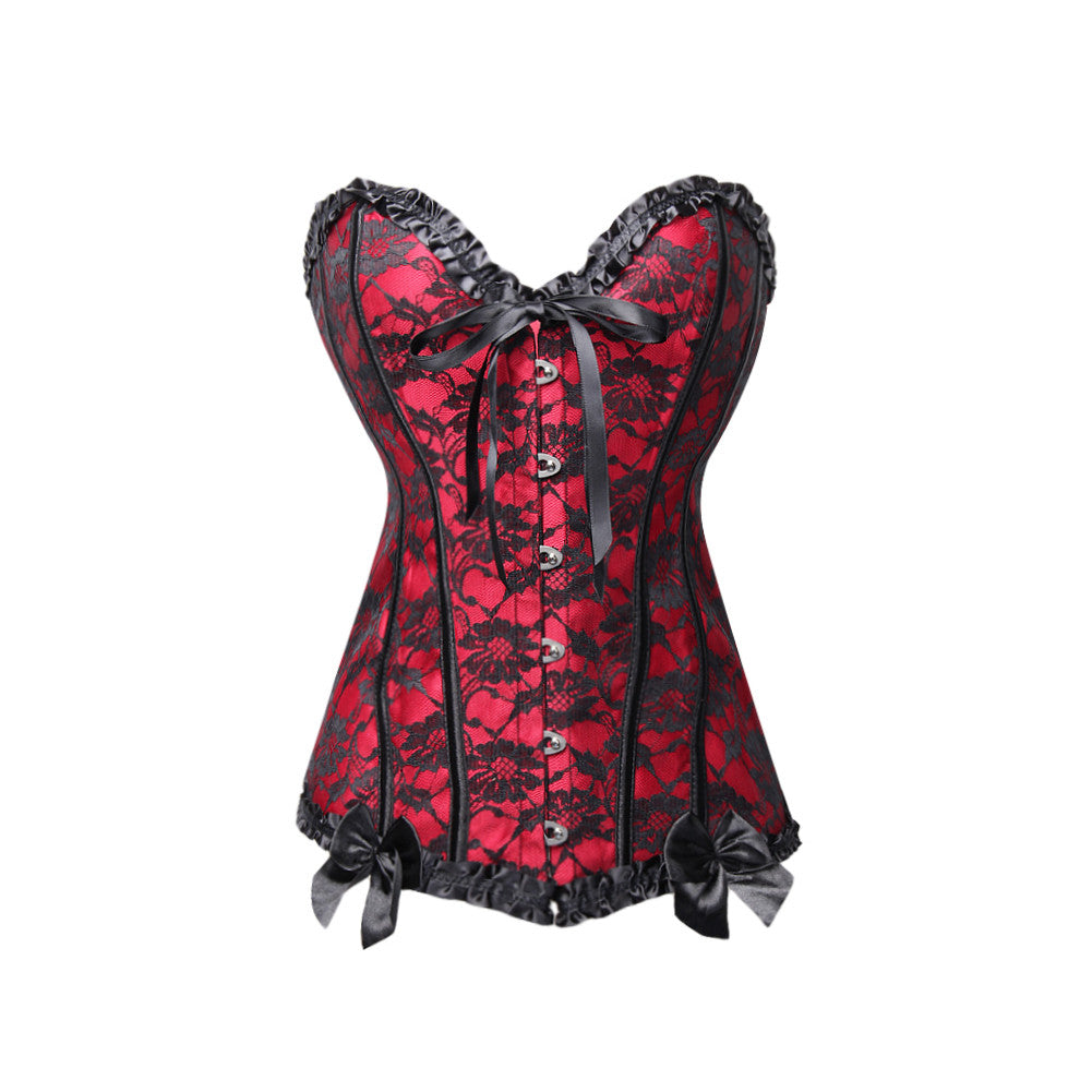 Fascinating Red Plus Size Corset - Sins & Temptations