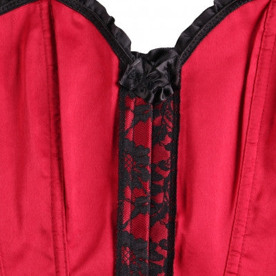 Fascinating Red Plus Size Corset - Sins & Temptations