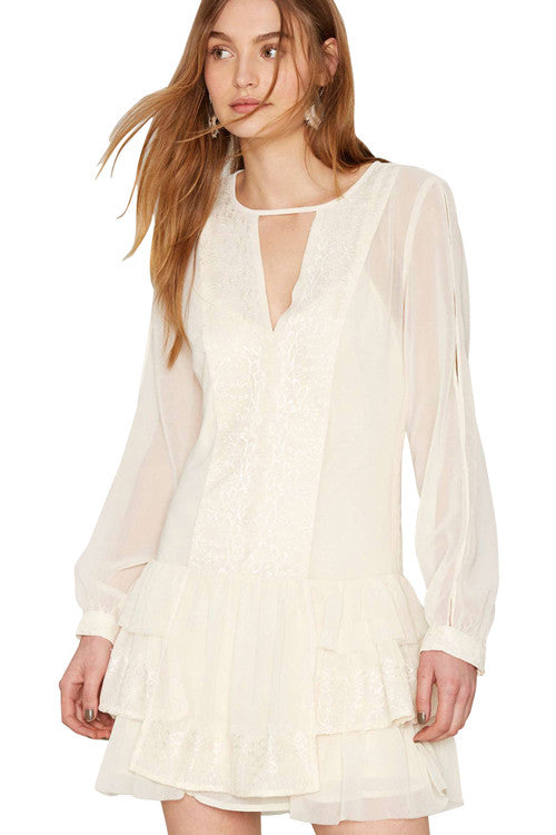 White Long Sleeve Summer Dress for Women - Sins & Temptations