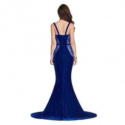 Dramatic Blue Floral Prom Dress Sweetheart Neckline - Sins & Temptations