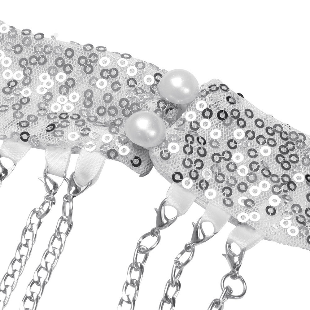 Captivating Silver Backless Fishtail Hem Evening Dress - Sins & Temptations