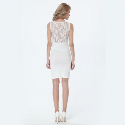 Sexy Slit Lace Bodycon Dress - Sins & Temptations