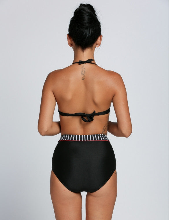 Cutest Retro Pin Up High Waist Bikini Swimwear - Sins & Temptations