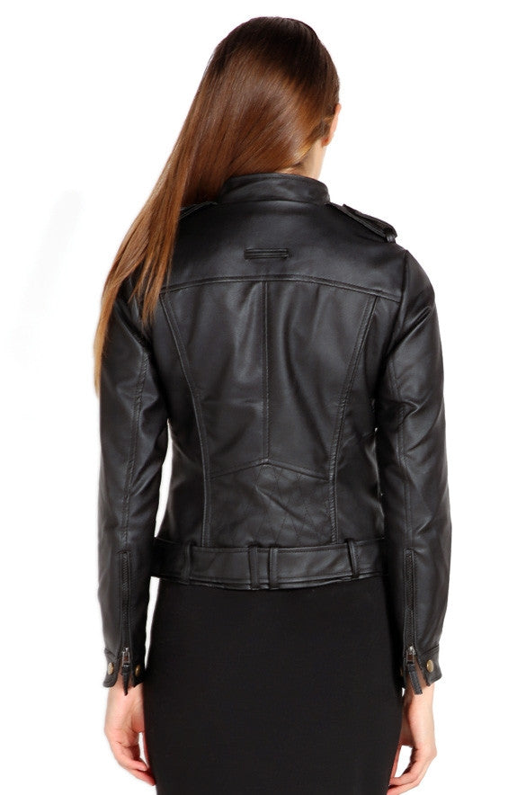 Faux Leather Jacket - Sins & Temptations - 6