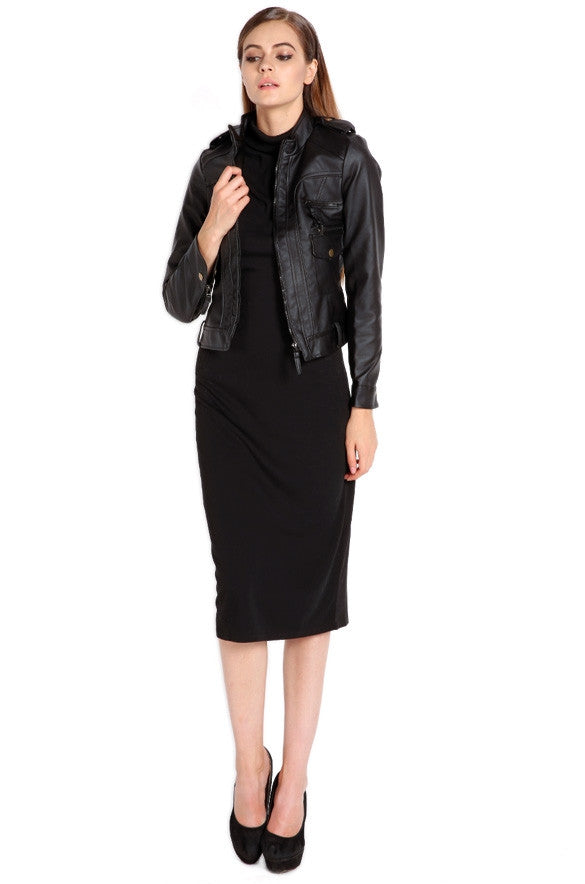 Faux Leather Jacket - Sins & Temptations - 8