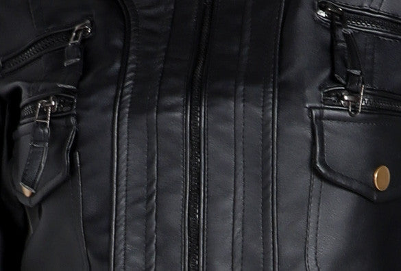 Faux Leather Jacket - Sins & Temptations - 9