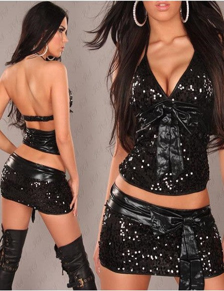 Shimmer Faux leather Clubwear - Sins & Temptations
