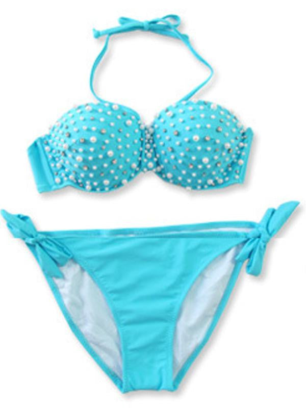 Blue Sexy Two Piece Fashion Bikini Swimwear Lingerie - Sins & Temptations