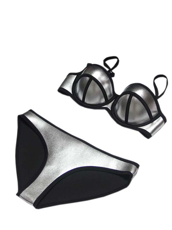 Shiny Sexy Bikini Set Beachwear Lingerie - Sins & Temptations