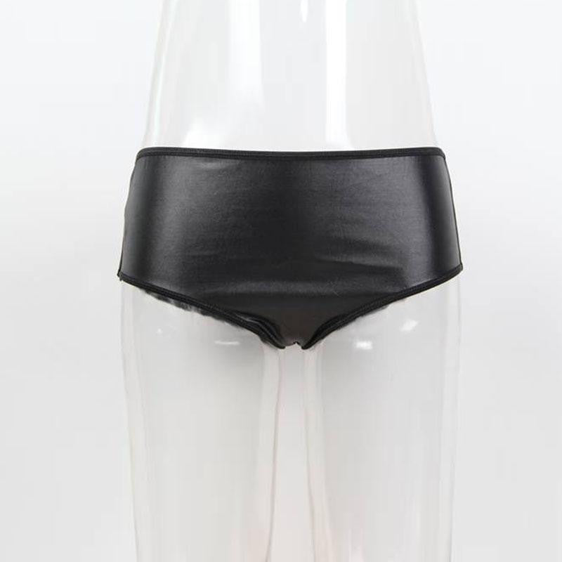 Plus Size XL-6XL Black Sexy Vinyl Lingerie - Sins & Temptations