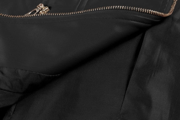 Stylish Faux Leather Jacket - Sins & Temptations - 10