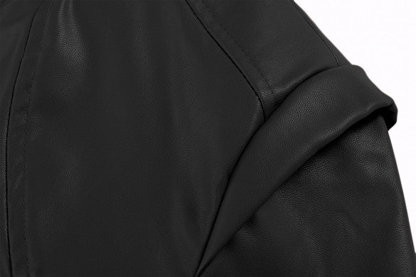 Stylish Faux Leather Jacket - Sins & Temptations - 8