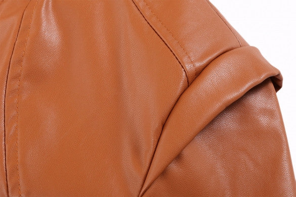 Stylish Faux Leather Jacket - Sins & Temptations - 16