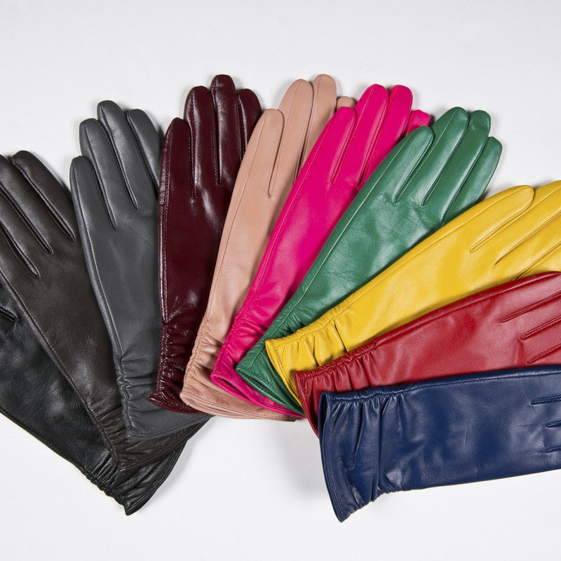 Gours Winter Long Genuine Leather Gloves Women - Sins & Temptations
