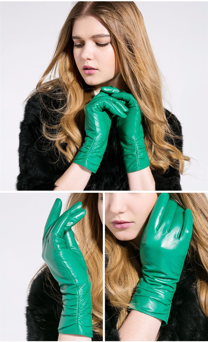 Gours Winter Long Genuine Leather Gloves Women - Sins & Temptations