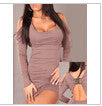 Women Casual Long Sleeve Backless Dress - Sins & Temptations