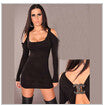 Women Casual Long Sleeve Backless Dress - Sins & Temptations