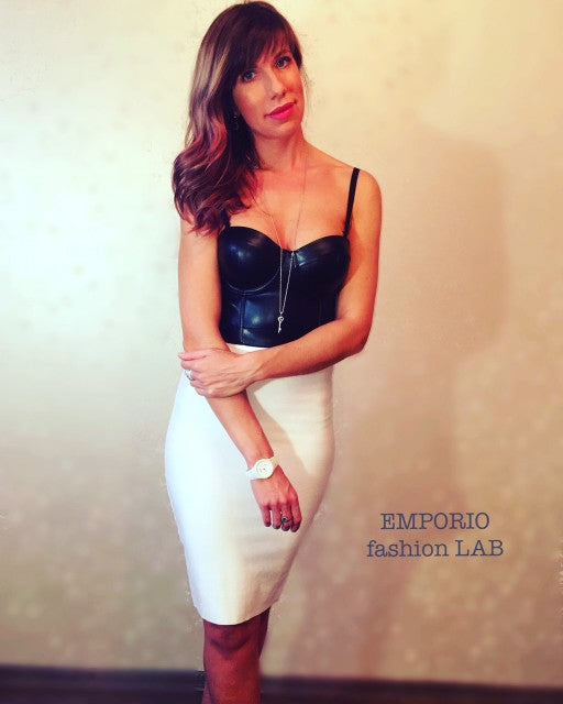 Cool Black PU leather Bralet Women's Bustier Bra Night Club Party Cropped Top - Sins & Temptations
