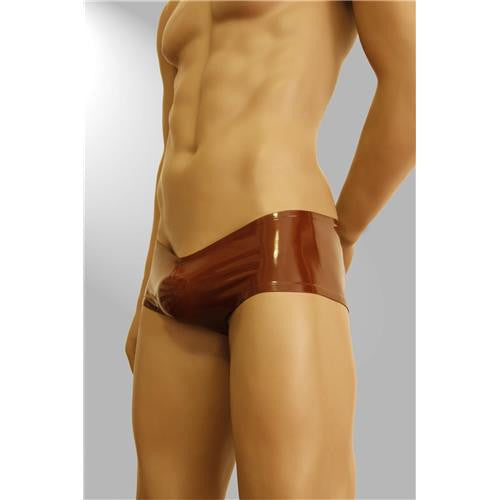 Low Waist Men's Pure Latex Short Natural Latex Rubber Shorts Men's - Sins & Temptations