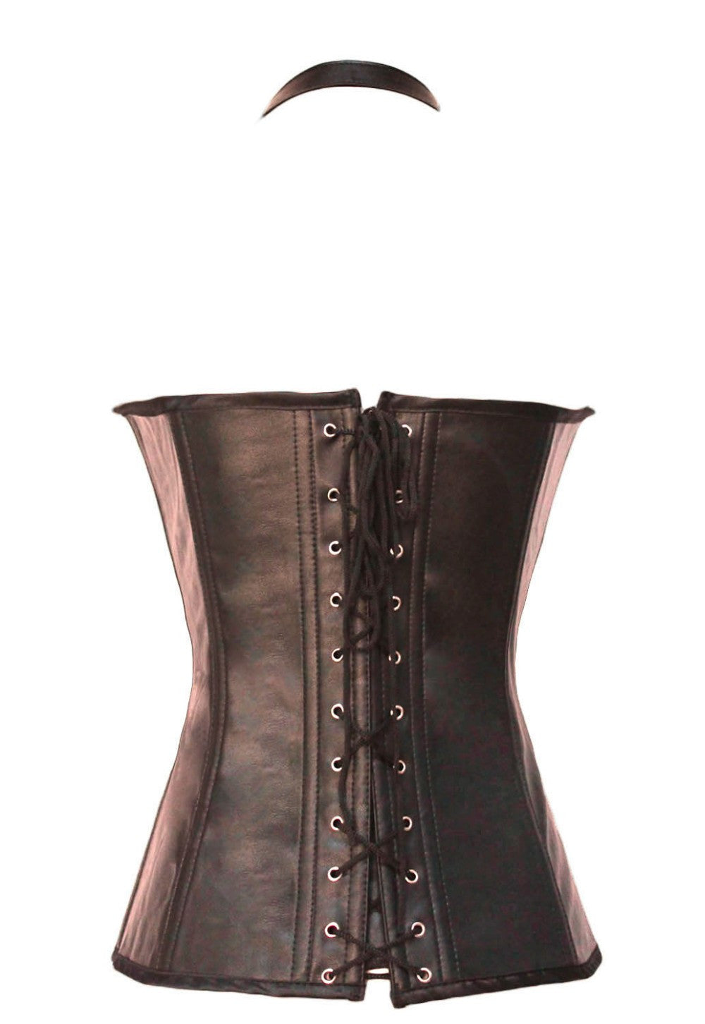 Faux Leather Corset - Sins & Temptations