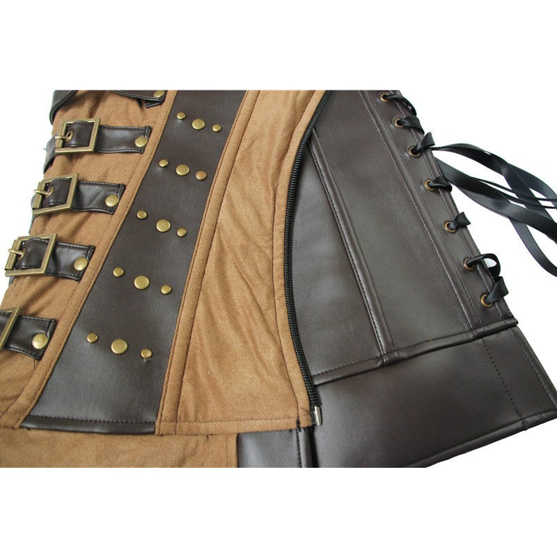 New Fashion Waist Cincher Corset Punk Overbust - Sins & Temptations