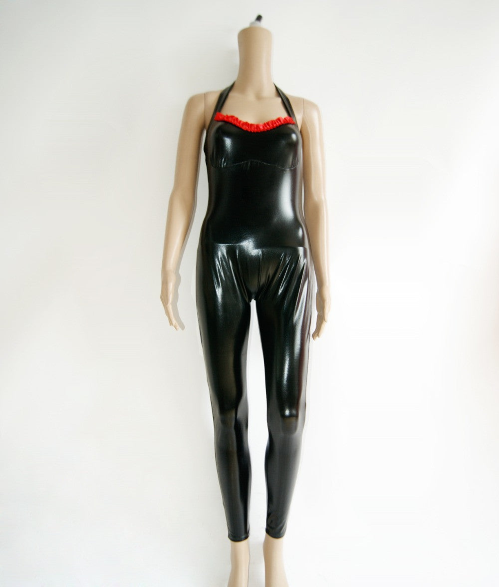 Black Vinyl Catsuit - Sins & Temptations