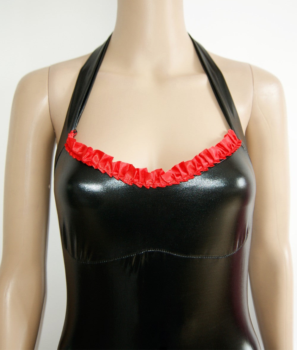 Black Vinyl Catsuit - Sins & Temptations