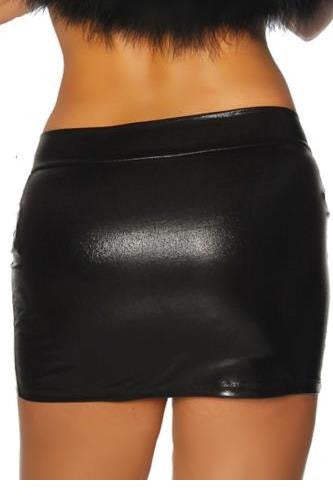 Kinky Faux Leather Skirt - Sins & Temptations