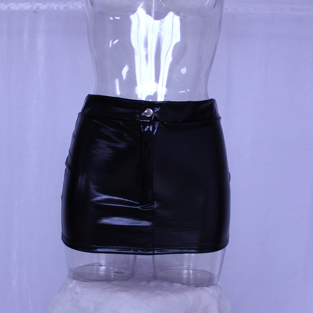 Kinky Faux Leather Skirt - Sins & Temptations