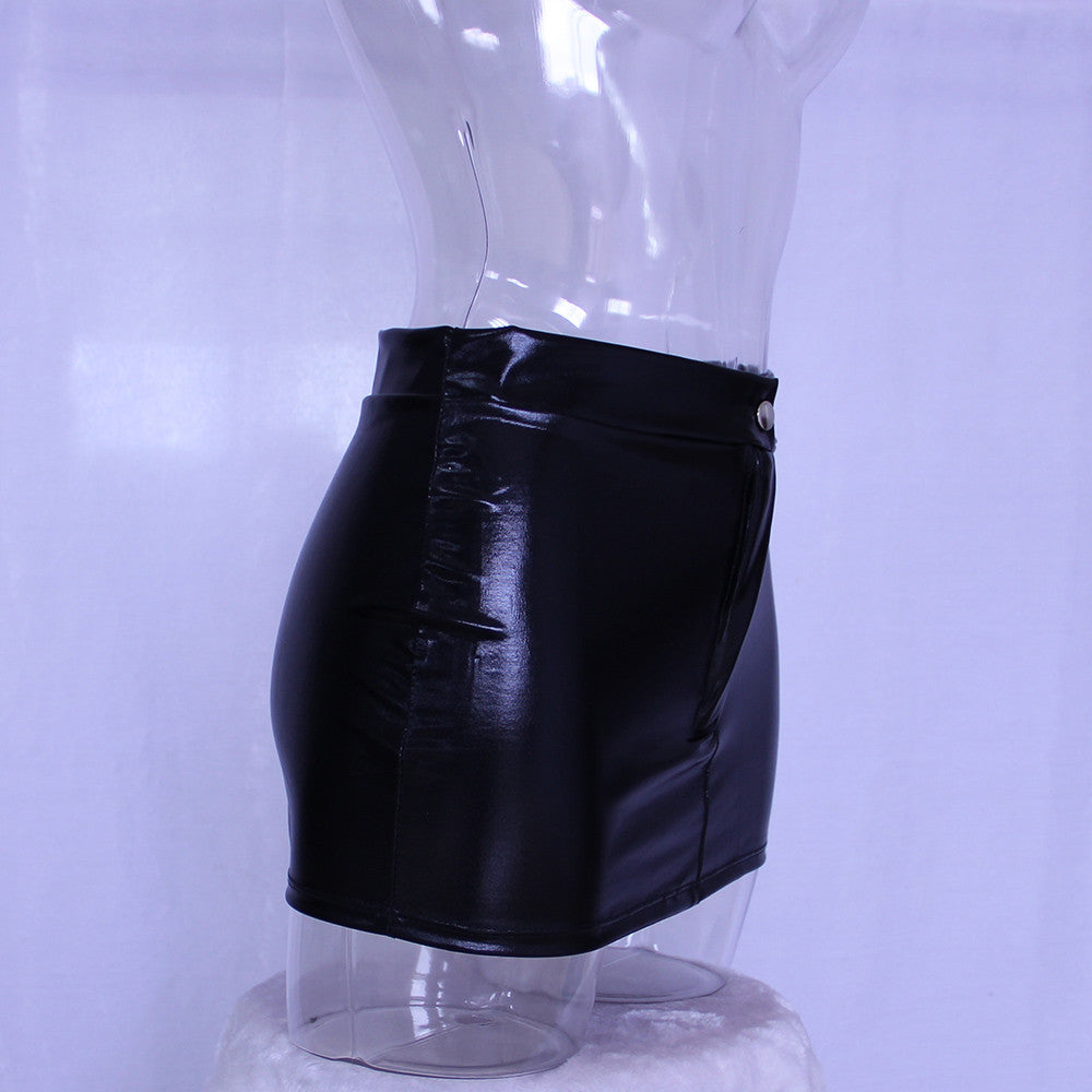 Kinky Faux Leather Skirt - Sins & Temptations