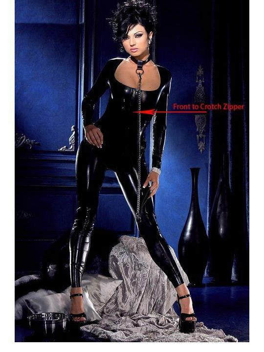 Leather Sexy Kinky Catsuit - Sins & Temptations