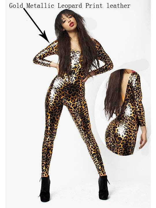 Sexy Leopard Animal Catsuit Costume - Sins & Temptations
