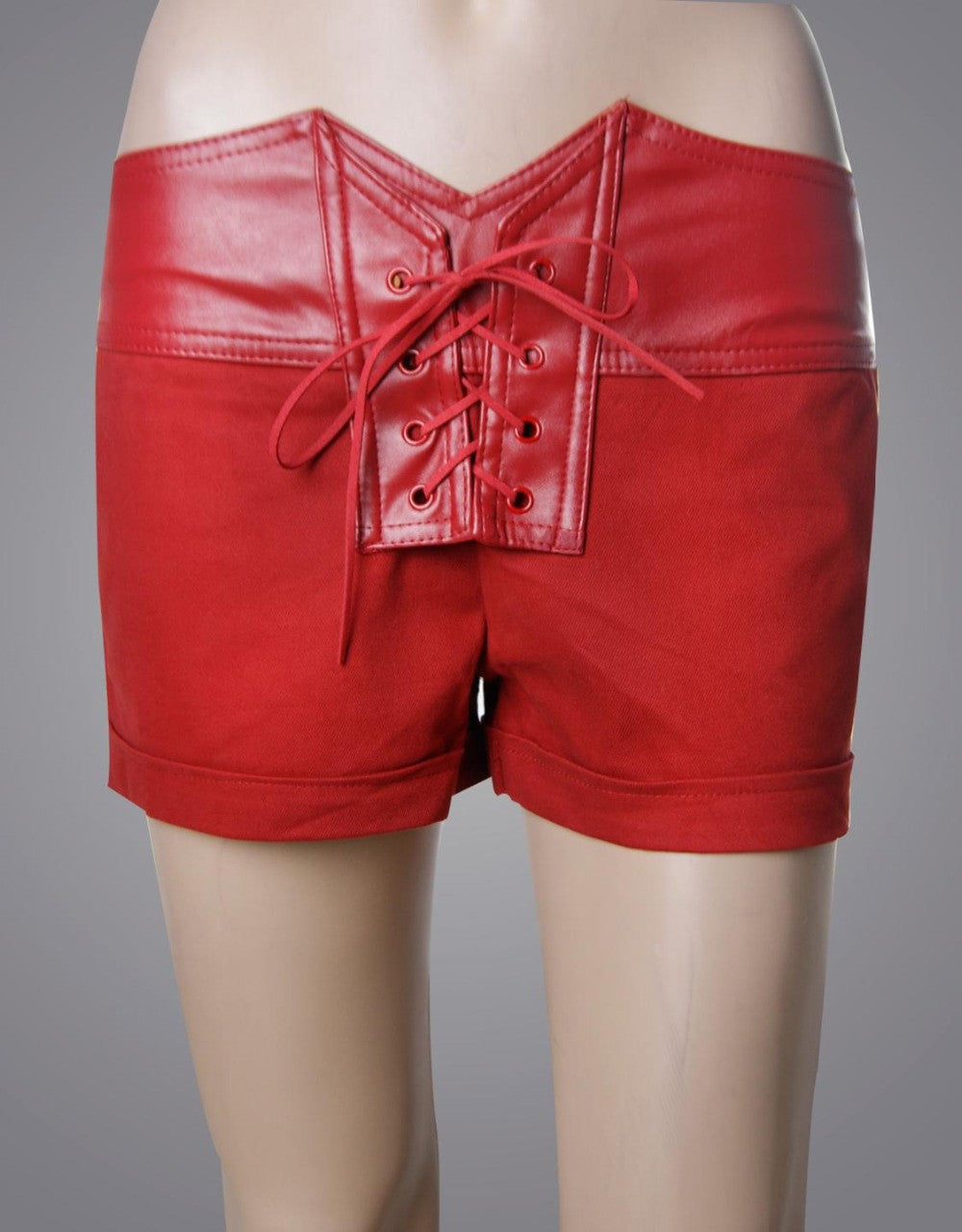 Women's Shorts Faux Leather - Sins & Temptations