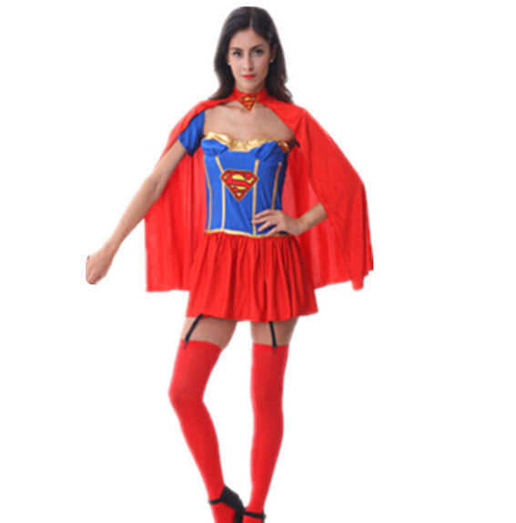 Superwoman Dress Halloween Costume - Sins & Temptations