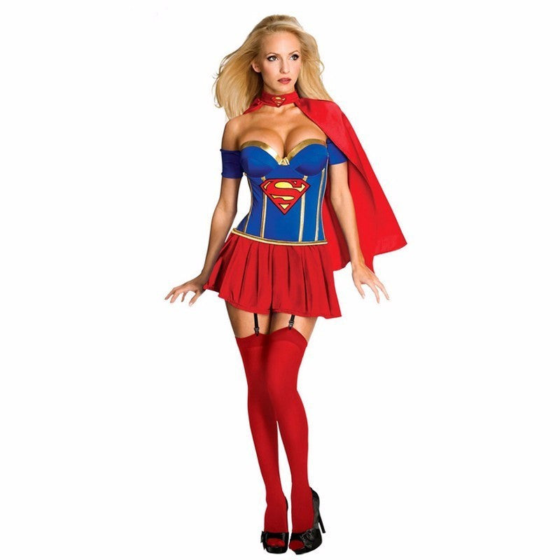 Superwoman Dress Halloween Costume - Sins & Temptations