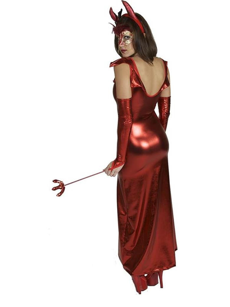 Fantastic Red Vinyl Leather Long Dress - Sins & Temptations