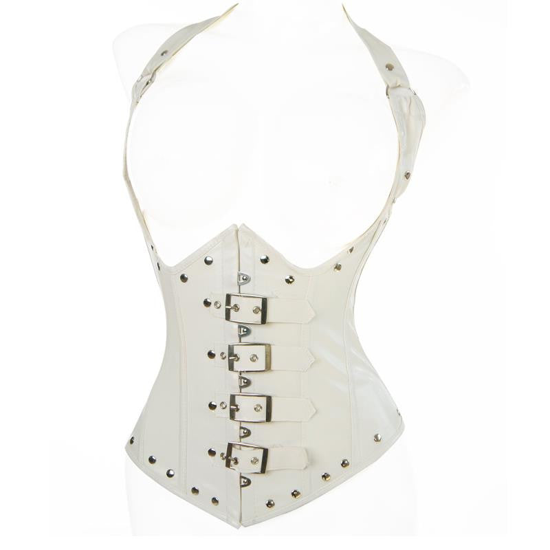 Punk Gothic Leather corset for woman - Sins & Temptations