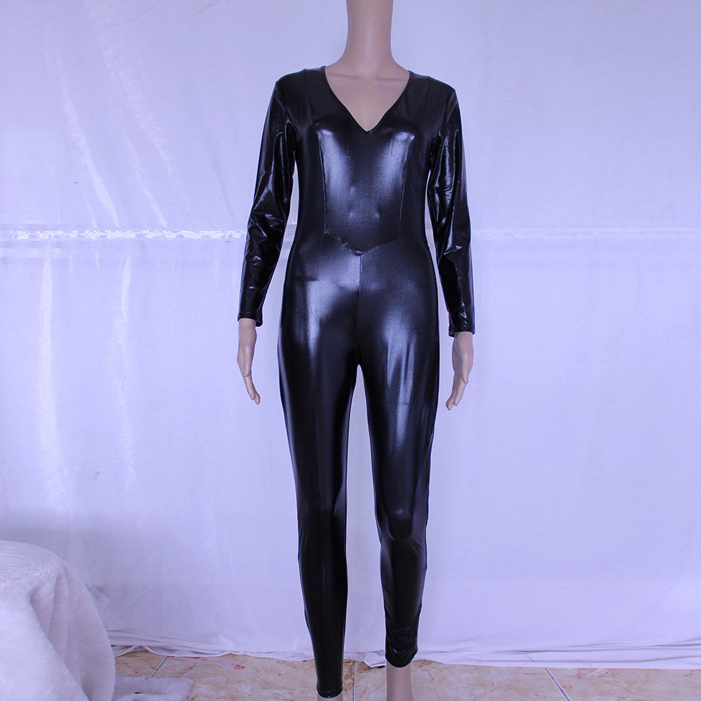 Black Catwomen Latex Zentai Catsuit Costumes - Sins & Temptations